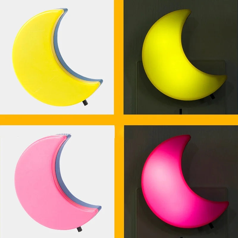 Mini LED Moon Plug-In Night Light