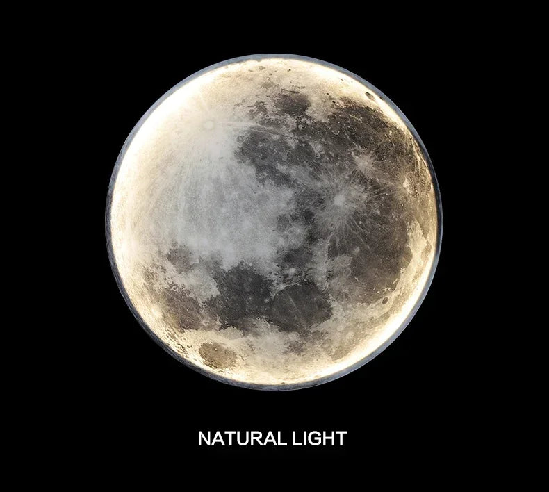 Modern LED Moon Wall Lamp