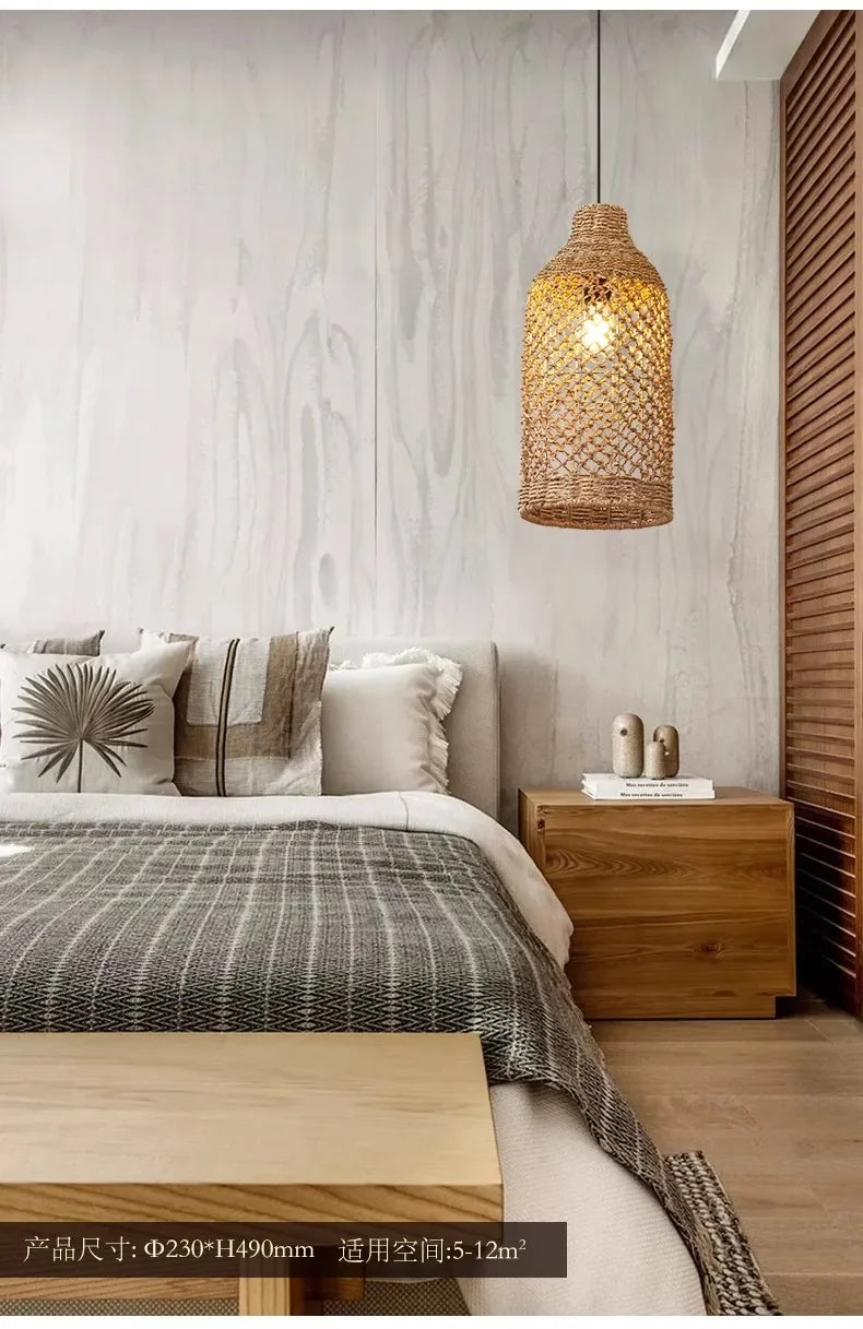 Japanese Countryside Vine Rattan Lamp