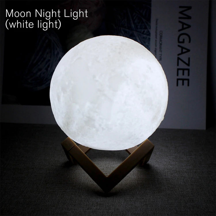 Moon LED Night Light with Stand