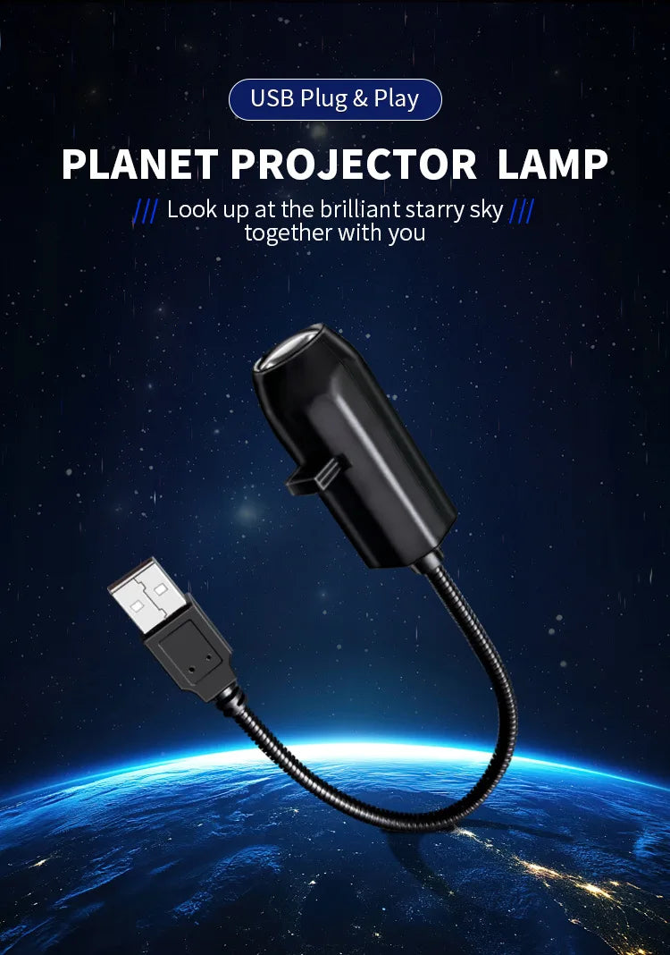 LED Star Galaxy Projector Night Light