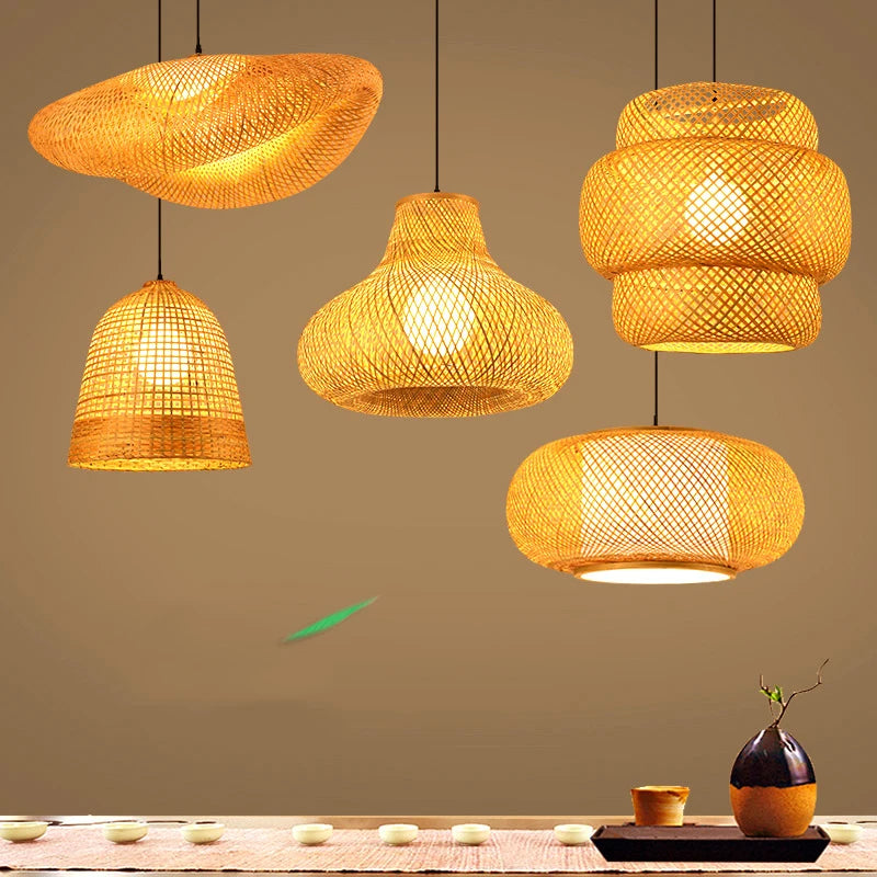 Handmade Rattan Bamboo Pendant Light