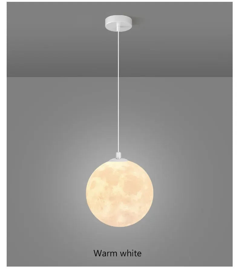 Modern LED Moon Pendant Chandelier