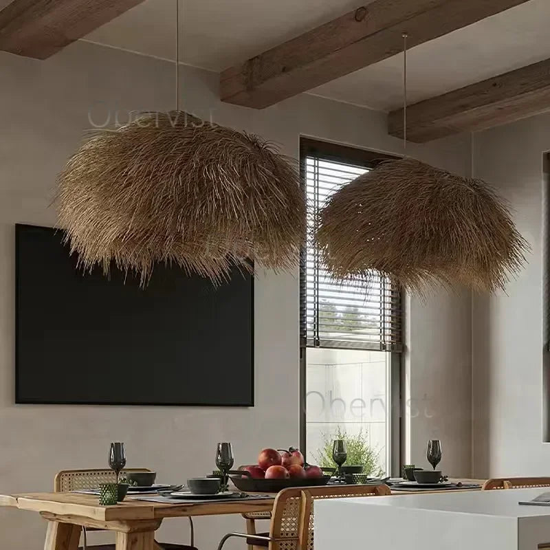 Boho Rattan Pendant Light (E27)