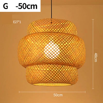 Handmade Rattan Bamboo Pendant Light