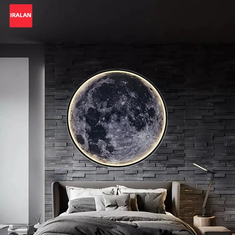 LED Moon Wall Lamp with Remote