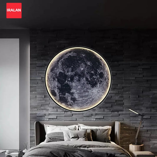 LED Moon Wall Lamp with Remote