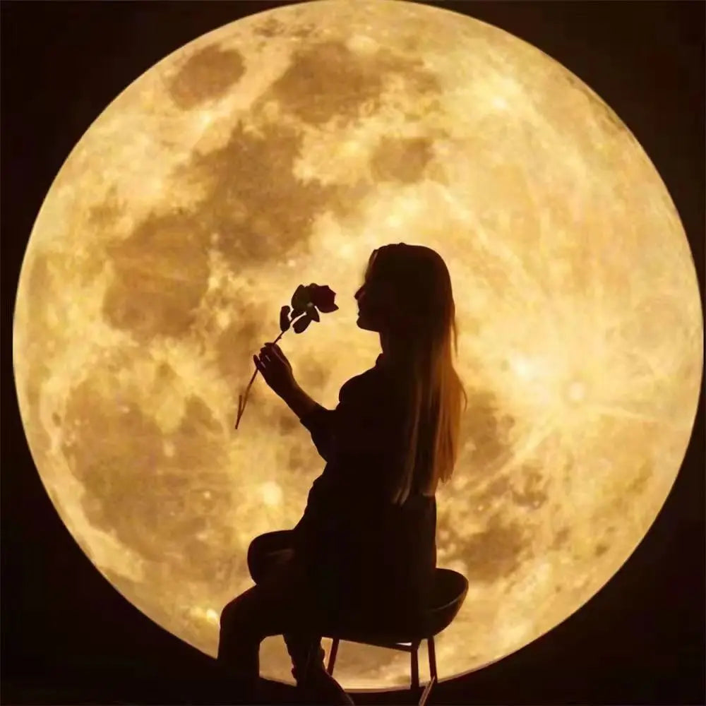 Moon & Planet Projection Table Lamp