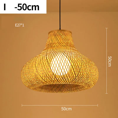 Handmade Rattan Bamboo Pendant Light