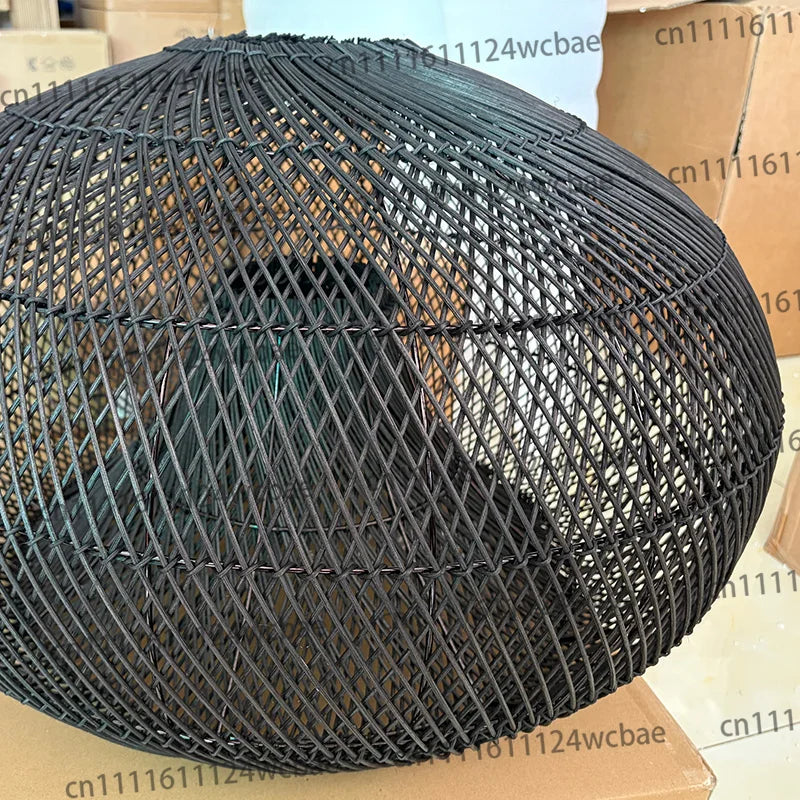 Japanese Handmade Rattan Pendant Lamp