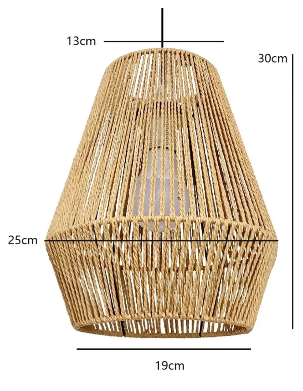 Woven Rattan Pendant Lampshade