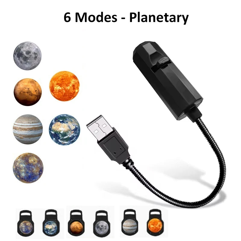 LED Star Galaxy Projector Night Light