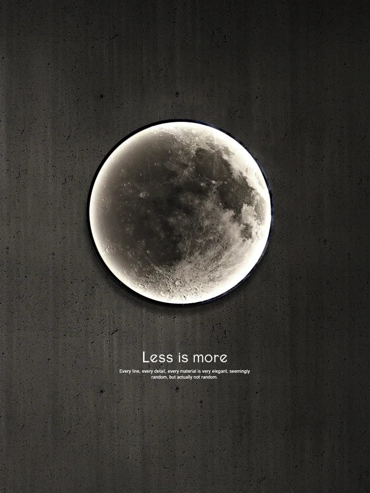 Modern LED Moon Wall Lamp