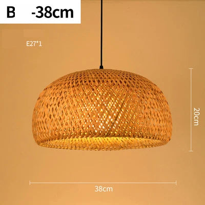Handmade Rattan Bamboo Pendant Light