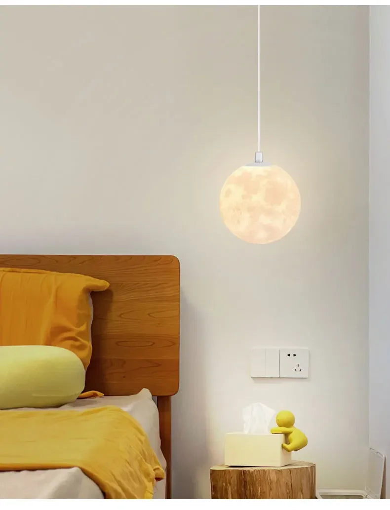 Modern LED Moon Pendant Chandelier