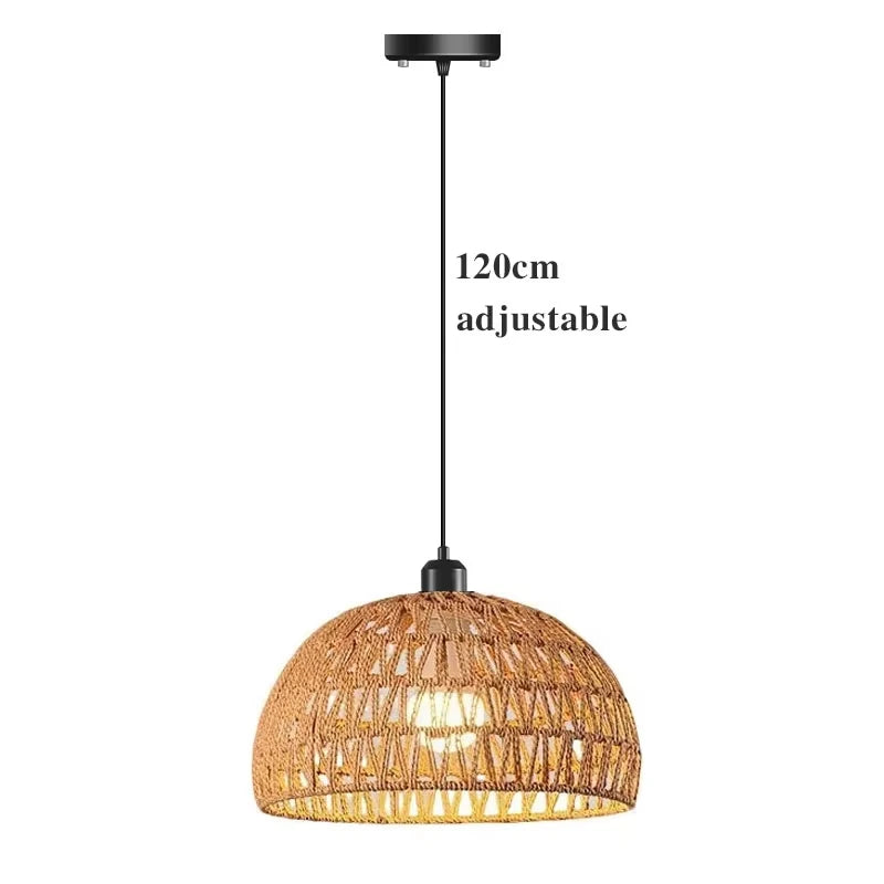 Natural Wicker Rattan Lampshade