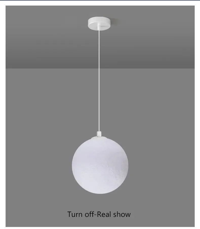 Modern LED Moon Pendant Chandelier