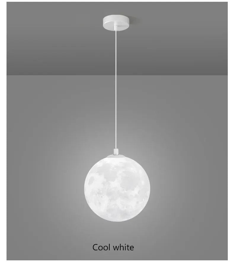 Modern LED Moon Pendant Chandelier