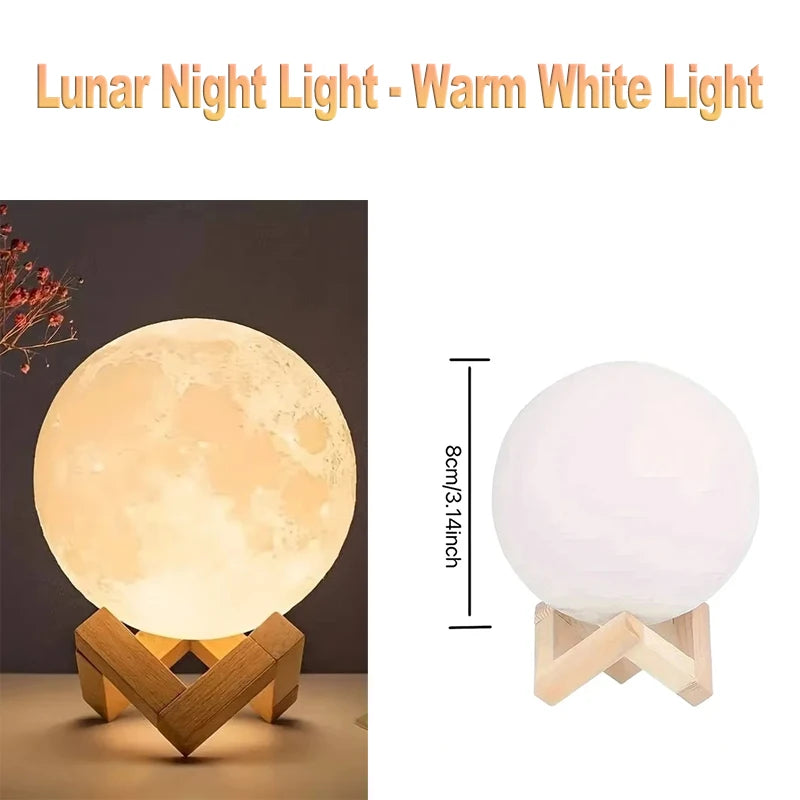 Lunar LED Mood Night Light