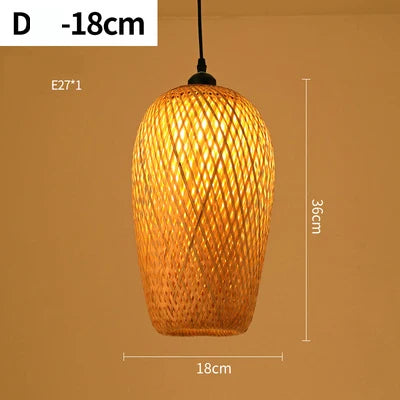 Handmade Rattan Bamboo Pendant Light