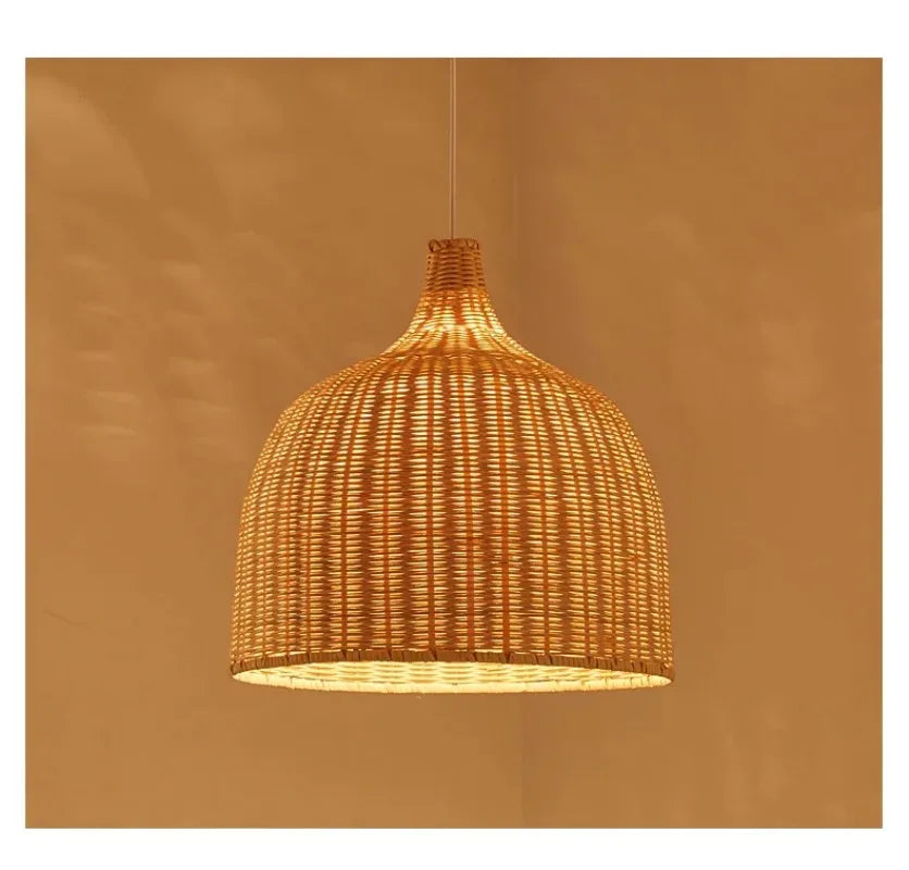 Southeast Asian Rattan Pendant Lamp