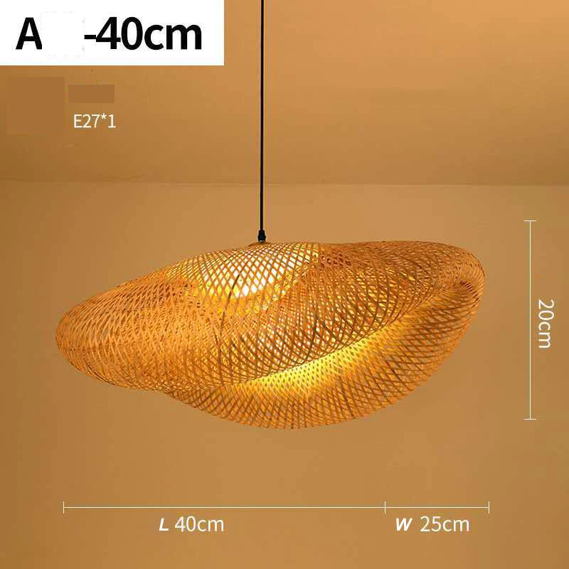 Handmade Rattan Bamboo Pendant Light