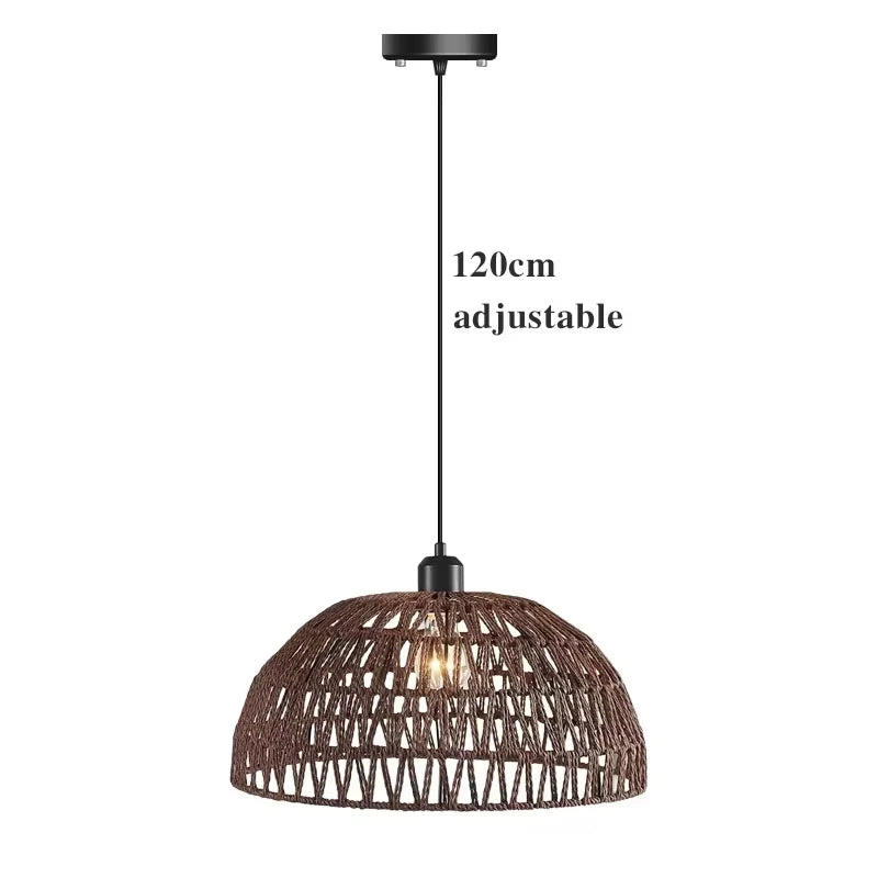 Natural Wicker Rattan Lampshade