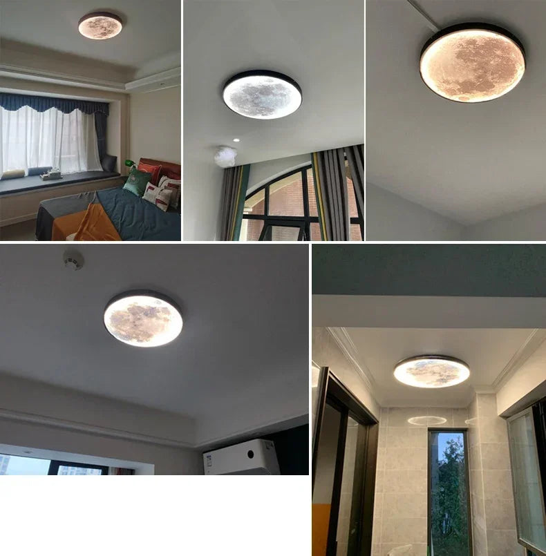 Modern LED Moon Wall Lamp