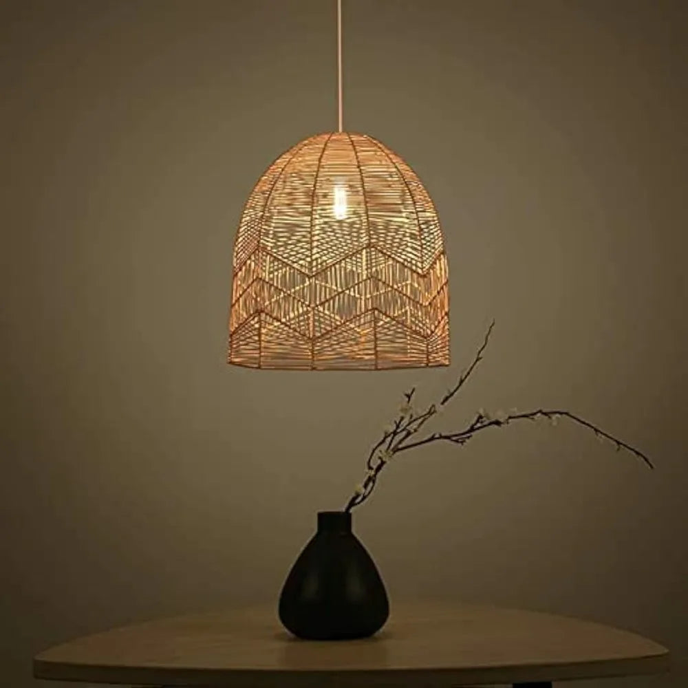 Natural Woven Rattan Ceiling Pendant