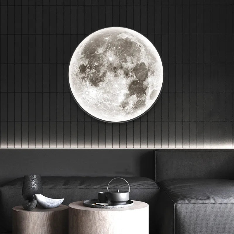 3D LED Moon Wall Lamp (50-80cm)