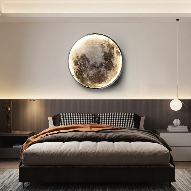 3D LED Moon Wall Lamp (50-80cm)