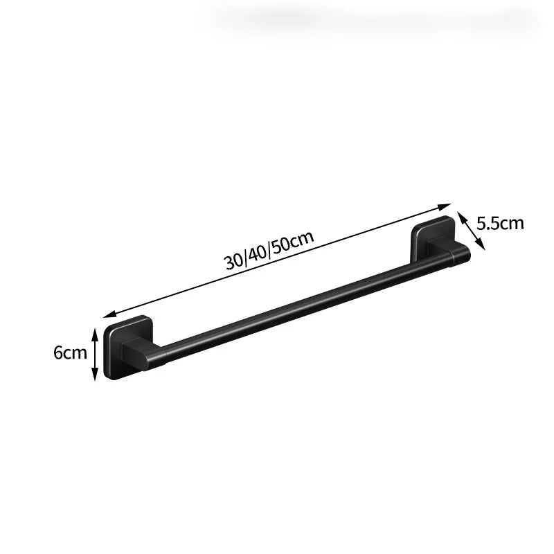 Self-Adhesive Bathroom Towel Rack