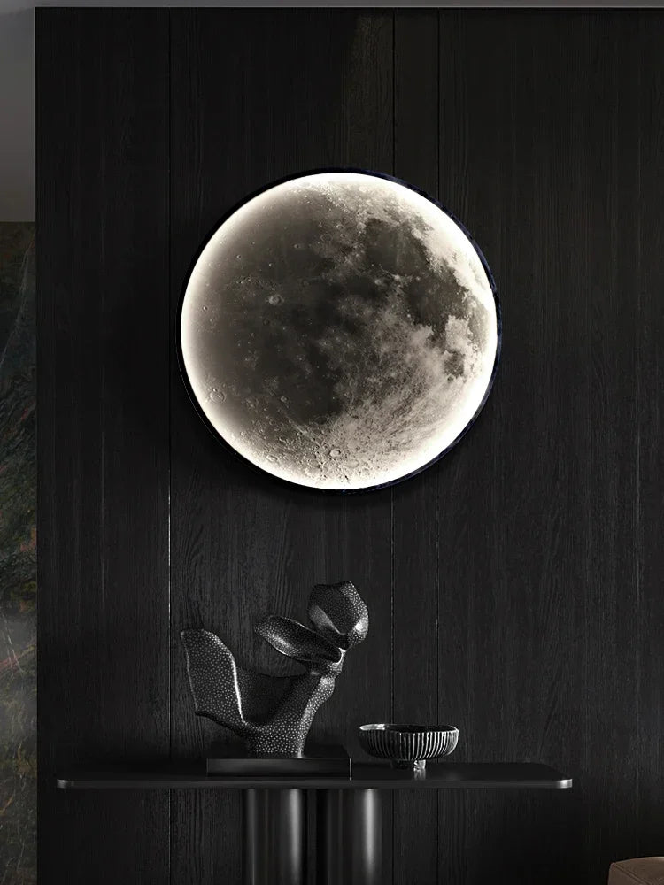 Modern LED Moon Wall Lamp