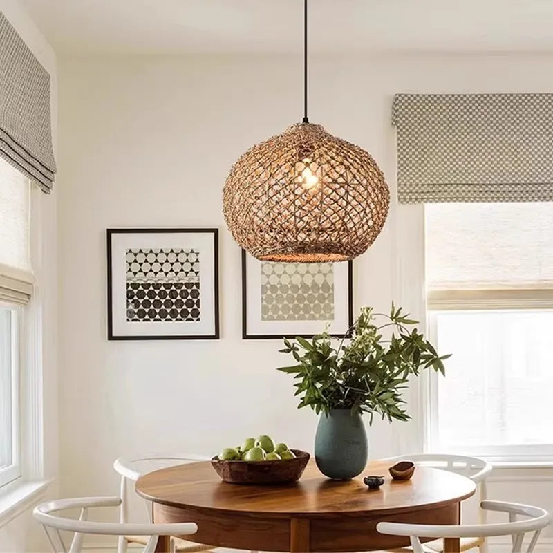 Japanese Countryside Vine Rattan Lamp