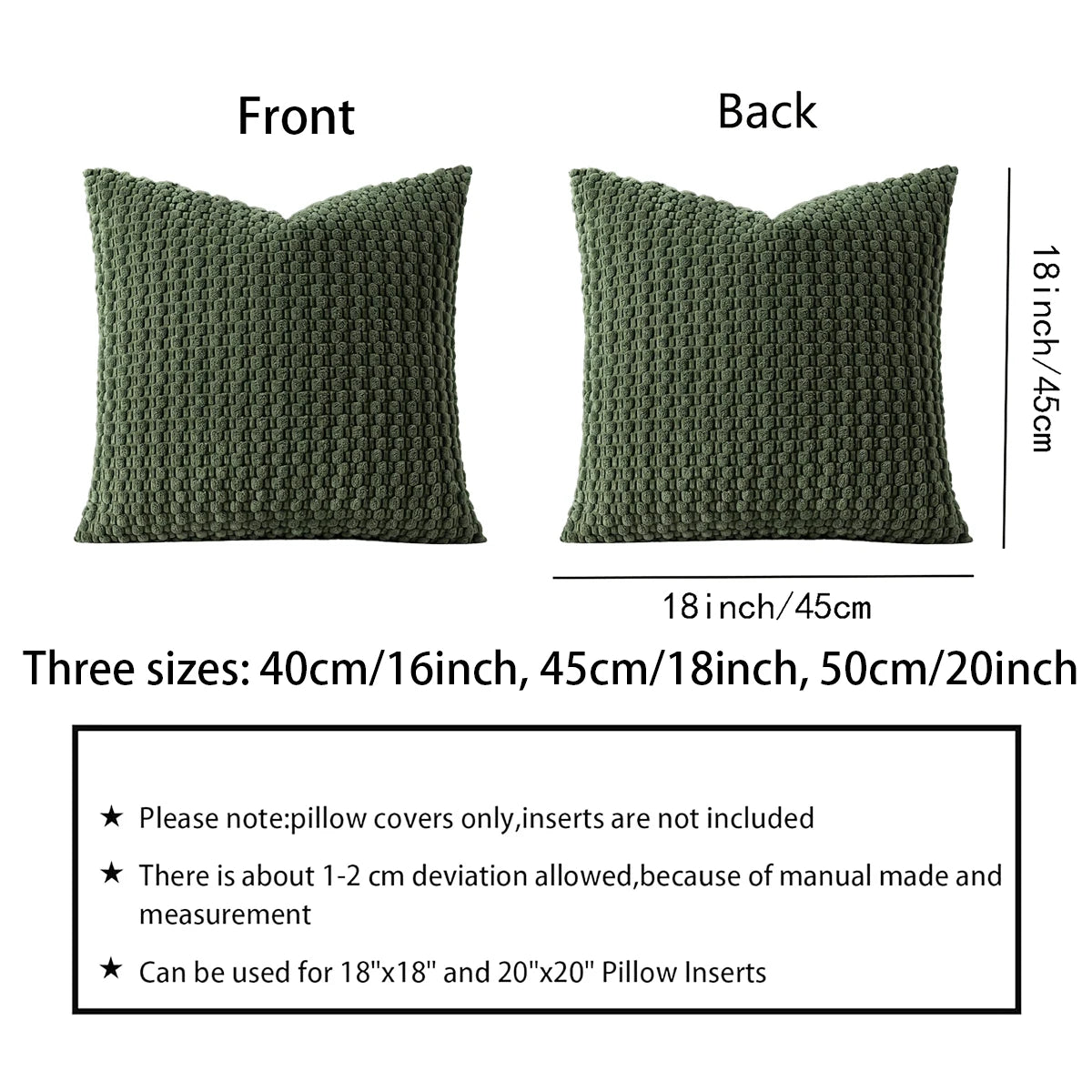 Boho Corduroy Cushion Cover
