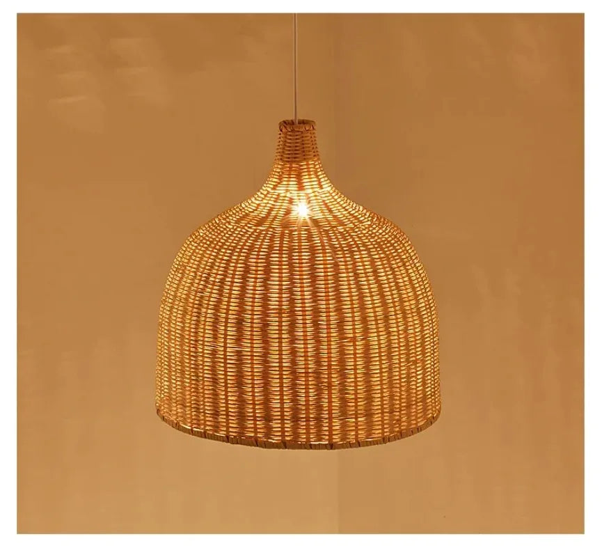 Southeast Asian Rattan Pendant Lamp