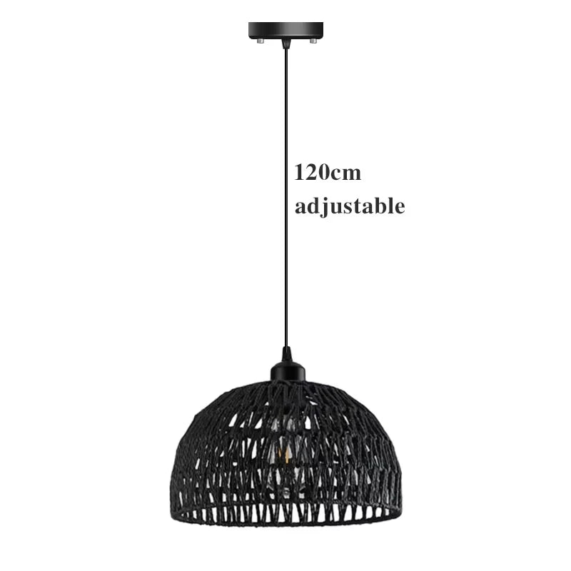 Natural Wicker Rattan Lampshade